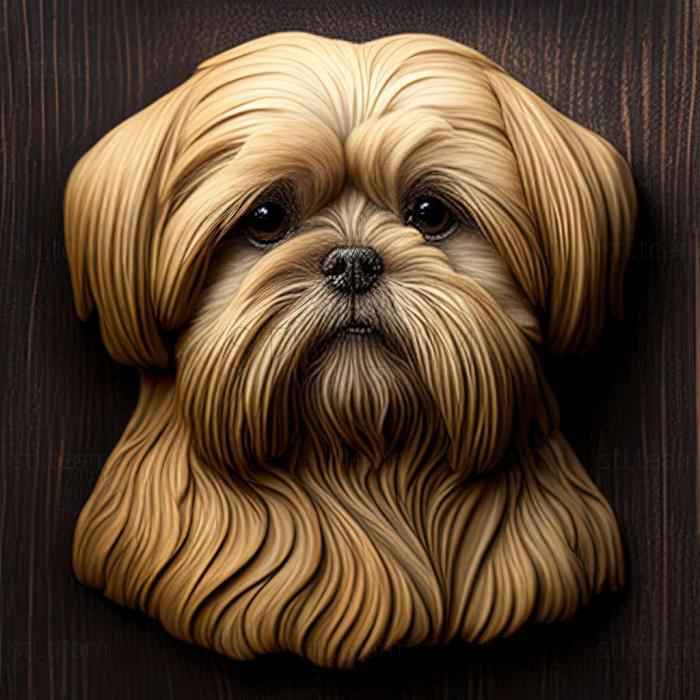 3D model Shih Tzu dog (STL)